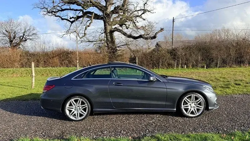 Used Mercedes E350 AMG line 2015 Grey Coupe