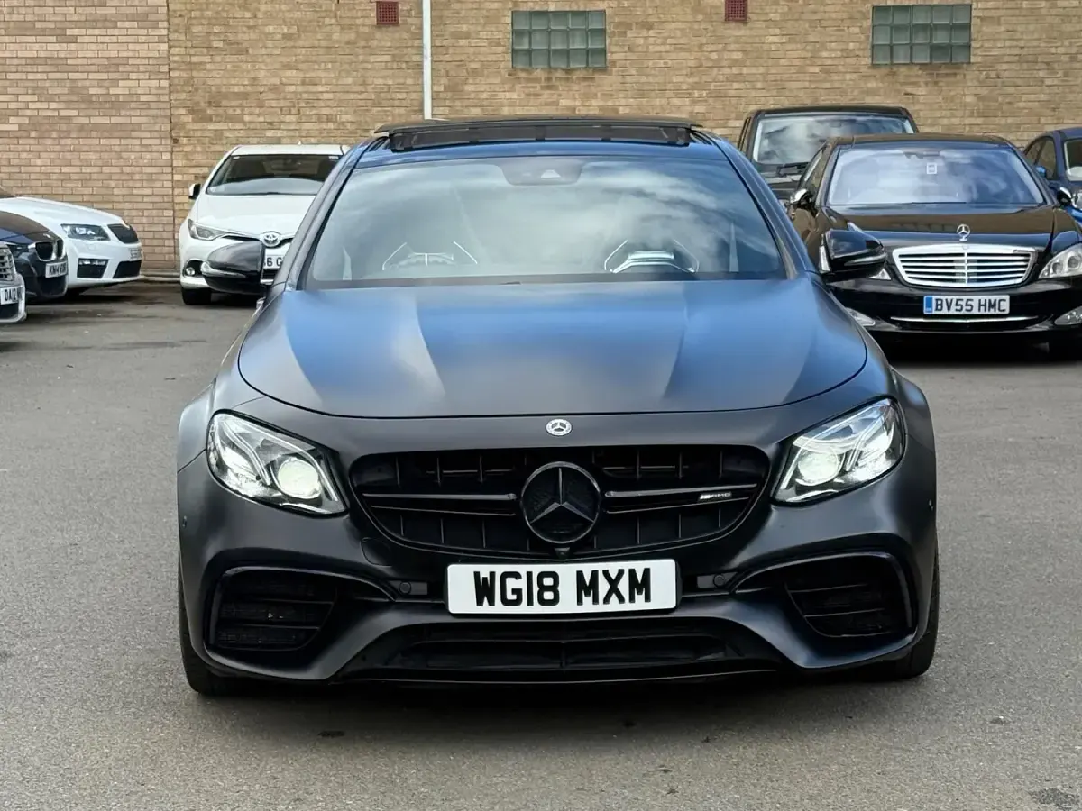 Used Mercedes E63S AMG Premium 2018 Black Sedan