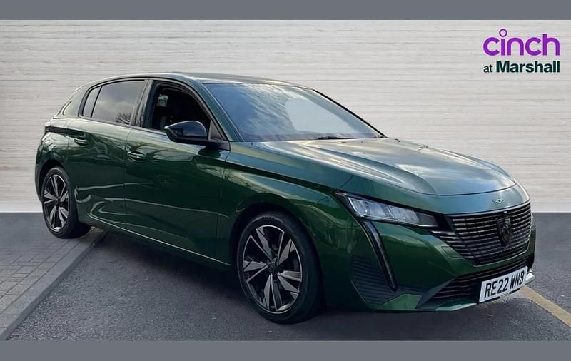 Used Peugeot 308 Allure 128 HP (94 kW) 2022 Green Hatchback