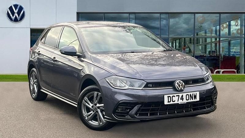Grey Used 2025 VW Polo R-line Hatchback | £21,391 (Fair price) - Image 1/4