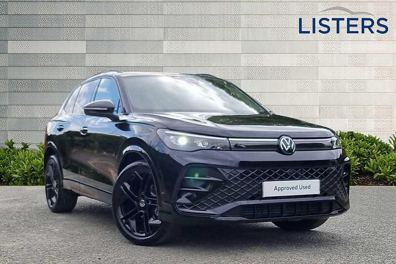 Black Used 2025 VW Tiguan R-line SUV | £40,000 - Image 1/4