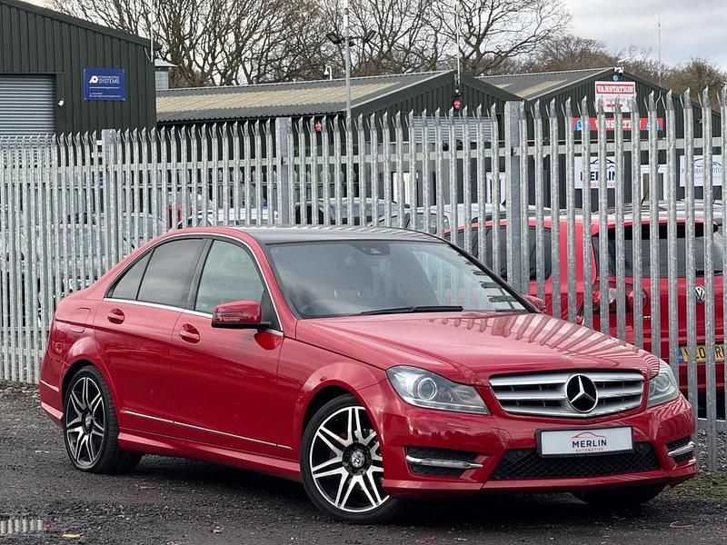 Used Mercedes C220 AMG 170 HP (125 kW) 2012 Red Sedan