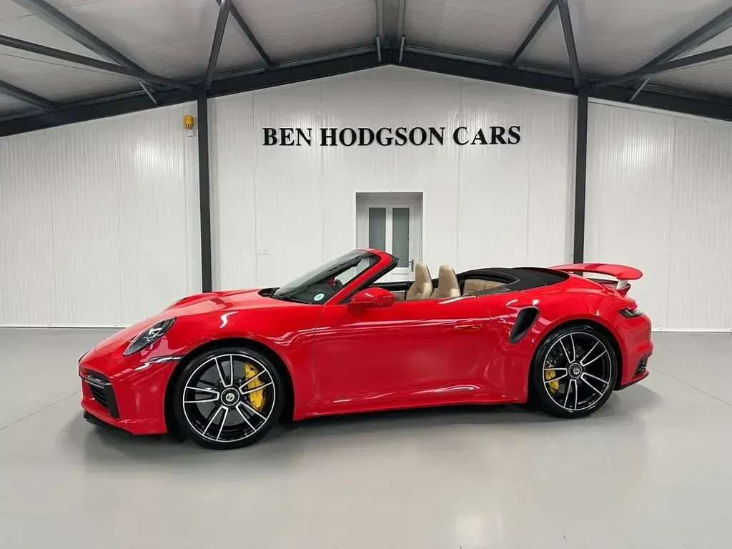 Used Porsche 911 Turbo S Cabriolet 650 HP (478 kW) 2020 Red Cabriolet