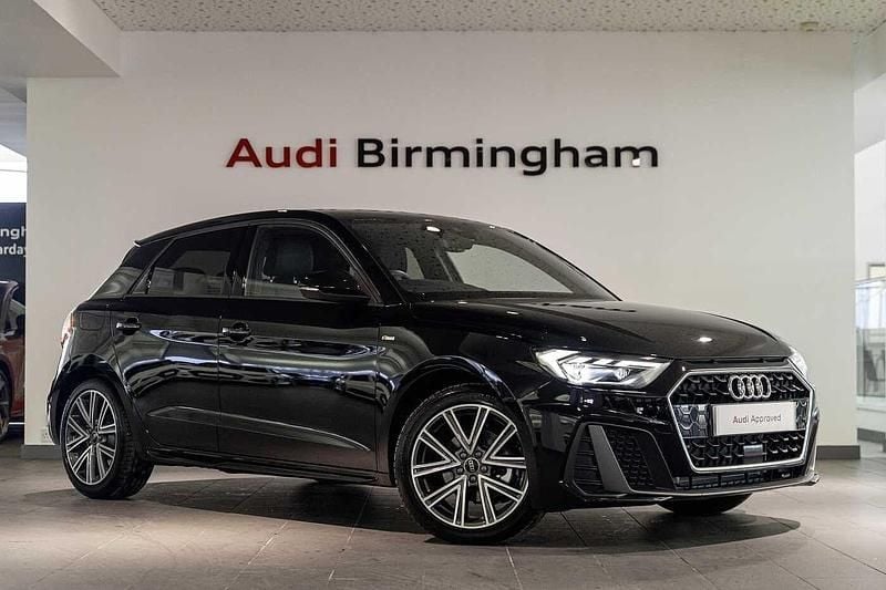 Mythos black metallic Used 2025 Audi A1 S-Line Hatchback | £24,450 (Fair price) - Image 1/4