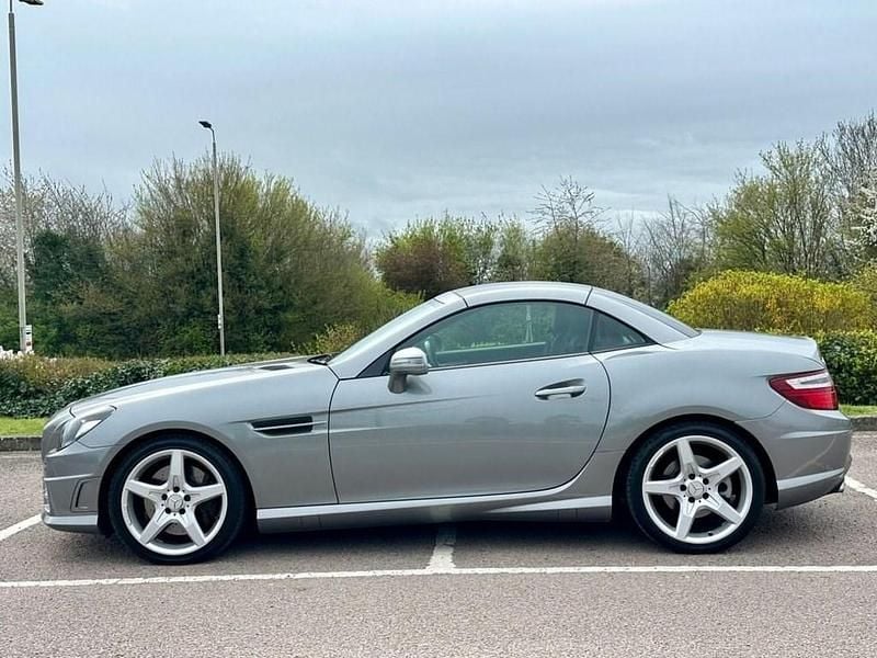 Used Mercedes SLK200 AMG 184 HP (135 kW) 2014 Silver Cabriolet