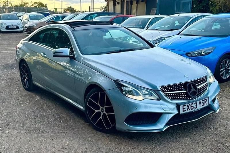 Silver Used 2013 Mercedes E220 AMG Coupe | £5,995 (Good price) - Image 1/1