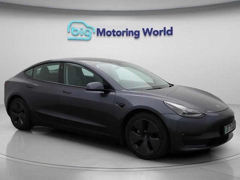 Grey Used 2021 Tesla Model 3 Long Range AWD Sedan | £18,400 (Fair price) - Image 1/4