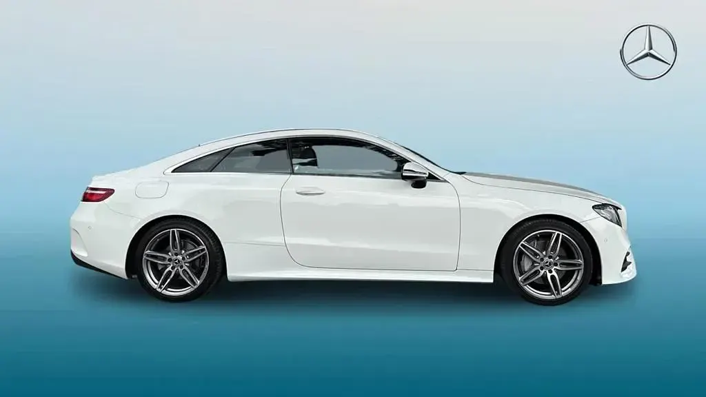 Used Mercedes E220 AMG line 2017 White Coupe