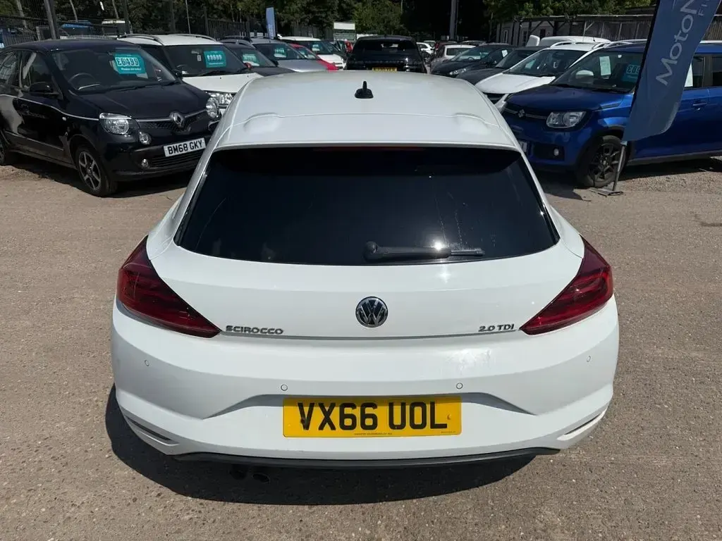 Used VW Scirocco GT 150 HP (110 kW) 2016 White Coupe