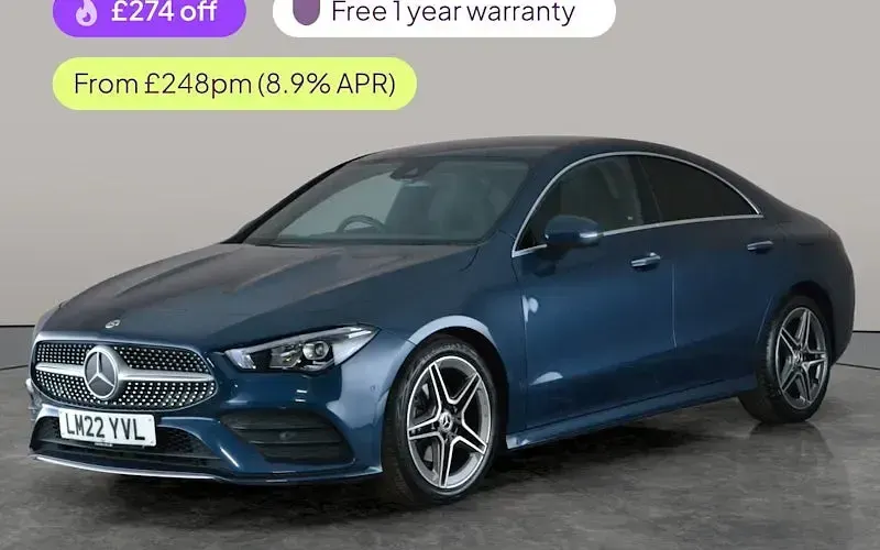 Used Mercedes CLA180 AMG Line Premium 136 HP (100 kW) 2022 Coupe