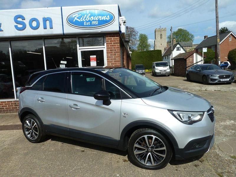 Used Vauxhall Crossland X Elite 99 HP (72 kW) 2017 Silver SUV