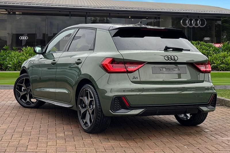 New Audi A1 Sportback Black Edition 2026 Green Hatchback
