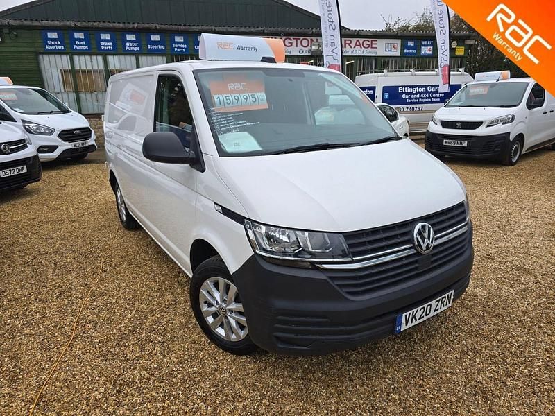 White Used 2020 VW T6.1 Startline Van | £15,995 (Expensive) - Image 1/4