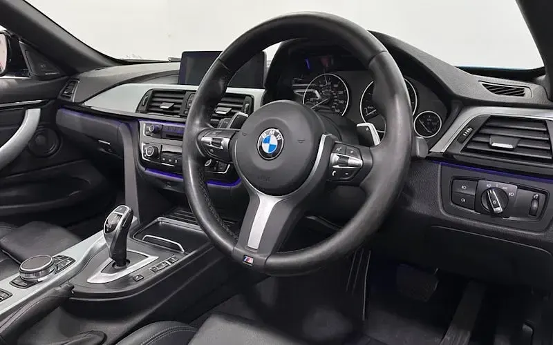 Used BMW 420 Cabriolet M Sport 190 HP (139 kW) 2019 Blue Cabriolet