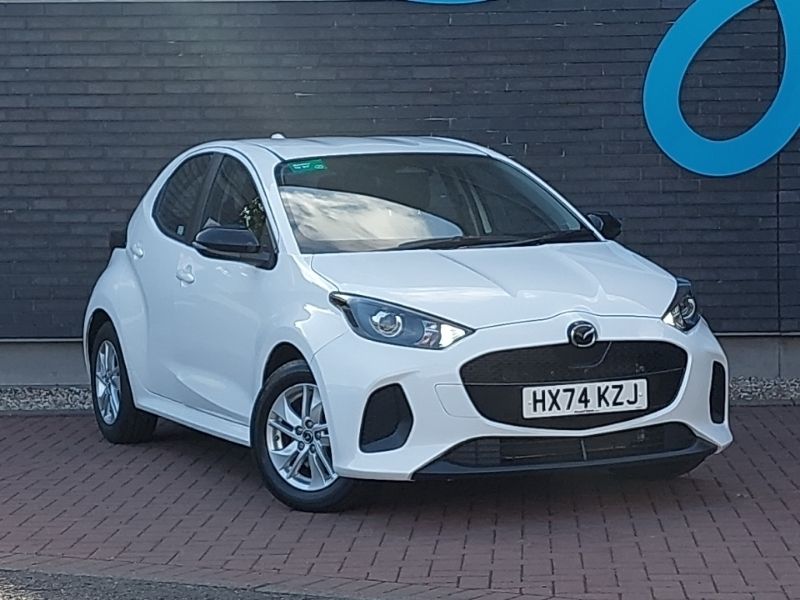 White Used 2024 Mazda 2 Center-Line Hatchback | £18,698 (A bit pricey) - Image 1/4