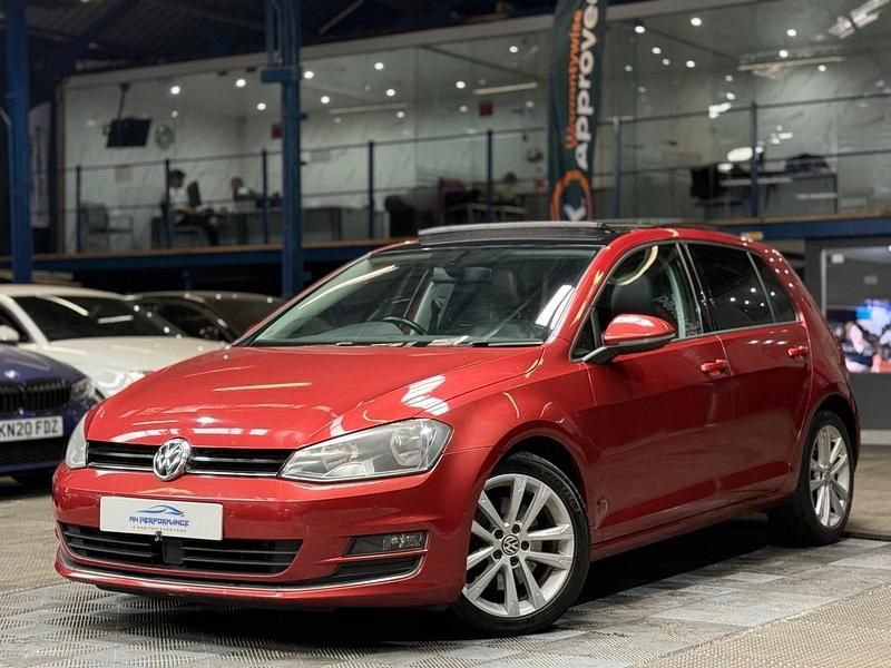 Red Used 2014 VW Golf VII GT Hatchback | £6,995 (Fair price) - Image 1/4
