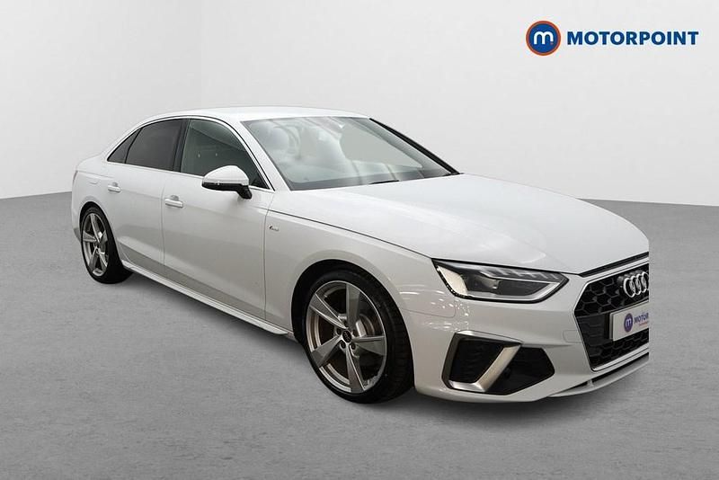 Used Audi A4 S-Line 190 HP (139 kW) 2023 White Sedan