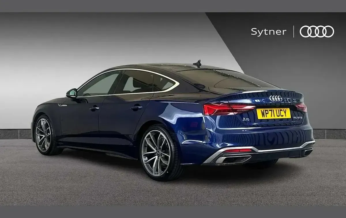 Used Audi A5 S-Line 147 HP (108 kW) 2022 Blue Coupe