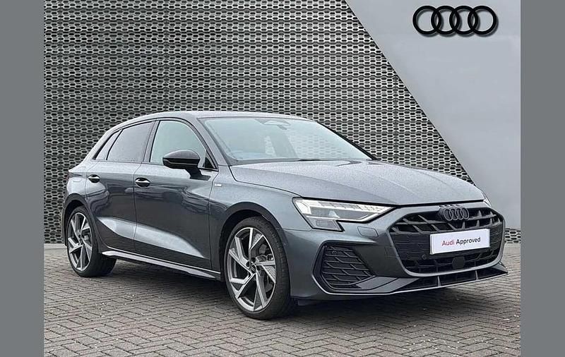 Used Audi A3 Black Edition 147 HP (108 kW) 2025 Grey Hatchback