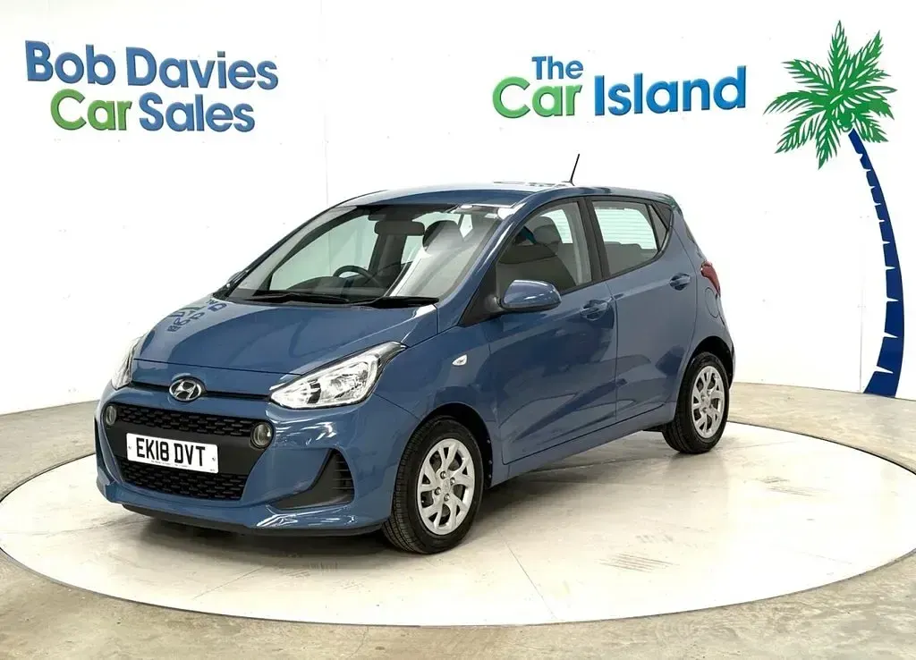 Usado Hyundai i10 SE 67 HP (49 kW) 2018 Azul Citadino