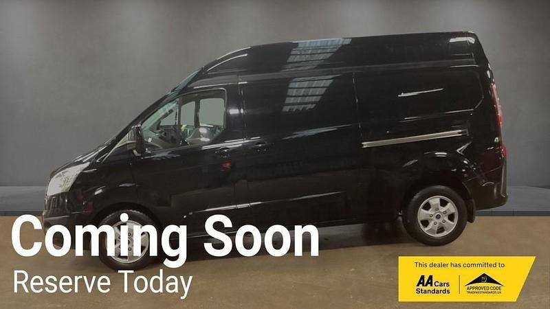 Used Ford Transit Custom Limited 130 HP (95 kW) 2017 Black Van