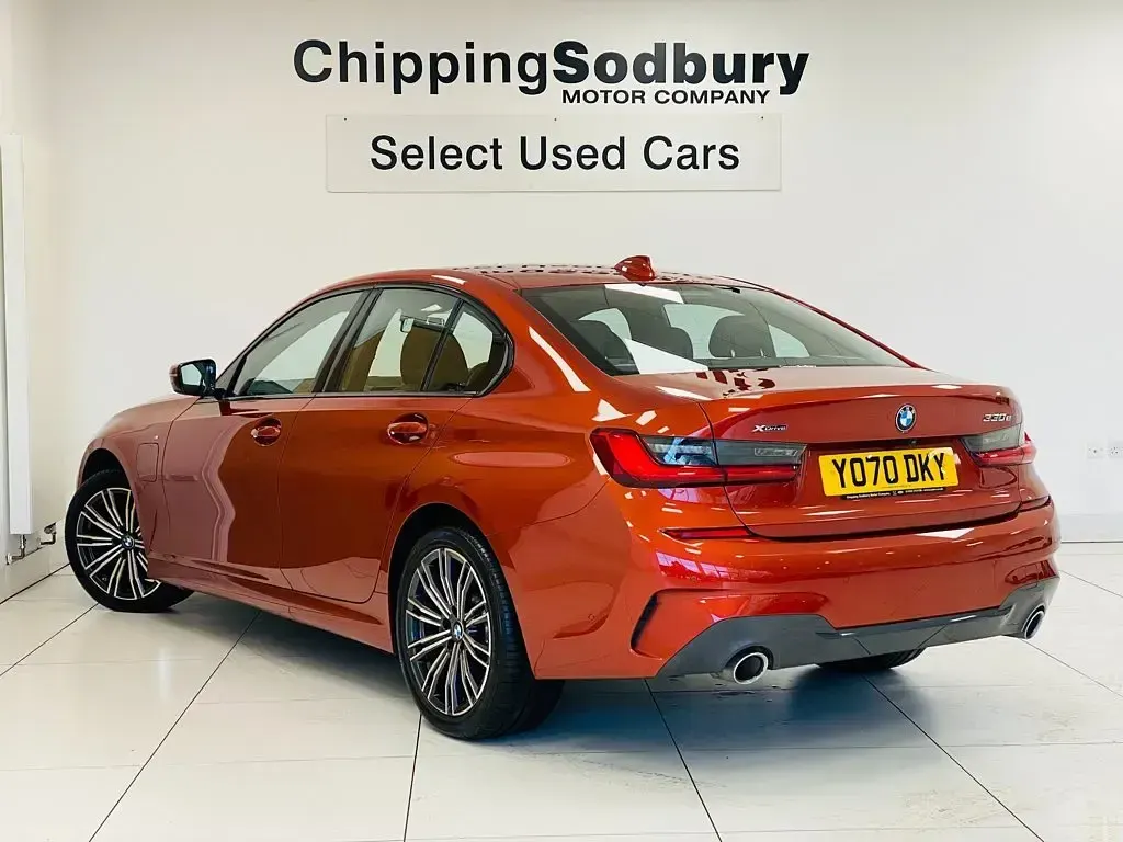 Used BMW 330e M Sport 288 HP (211 kW) 2021 Orange Sedan