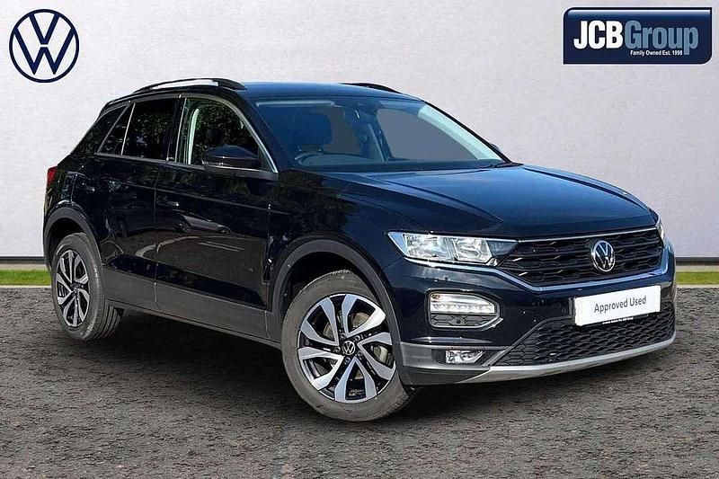 Black Used 2021 VW T-Roc Active SUV | £20,750 (Fair price) - Image 1/4