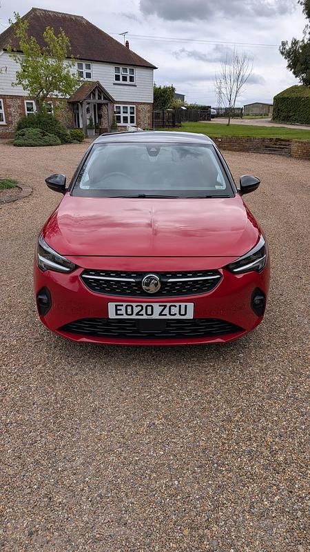 Used Vauxhall Corsa Elite 100 HP (73 kW) 2020 Red Hatchback