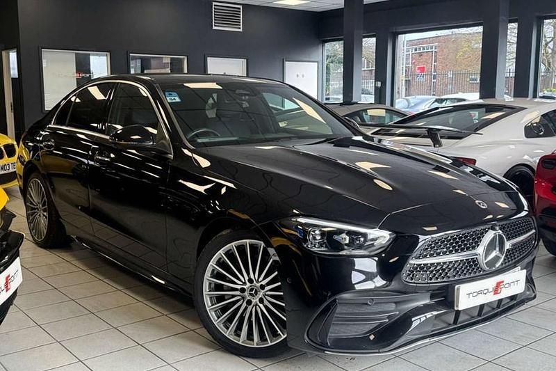 Black Used 2023 Mercedes C300 AMG Line Premium Sedan | £31,950 (Fair price) - Image 1/1