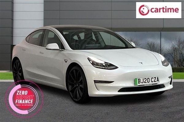 White Used 2020 Tesla Model 3 Performance Sedan | £19,490 (Fair price) - Image 1/3