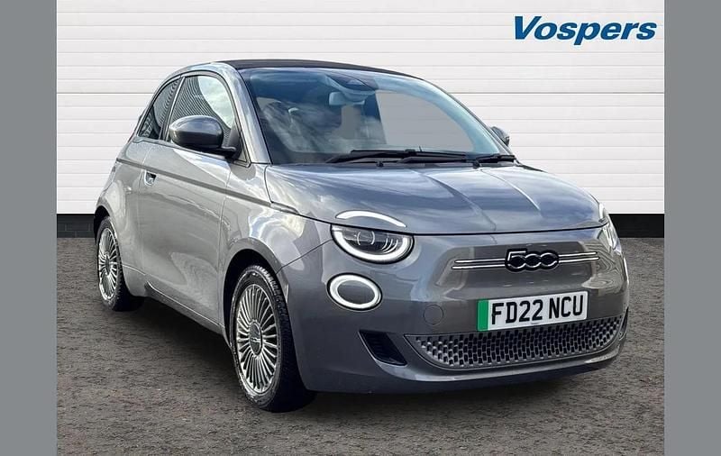 Grey Used 2022 Fiat 500e Icon Cabriolet | £14,690 (Fair price) - Image 1/3