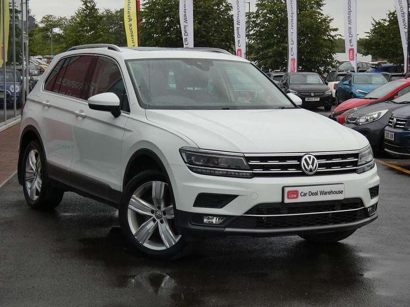 White Used 2021 VW Tiguan SEL SUV | £21,399 (Super price) - Image 1/4