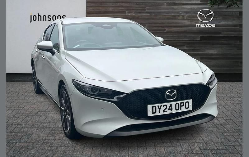 Silver Used 2024 Mazda 3 Takumi-Line Hatchback | £19,370 (Good price) - Image 1/4