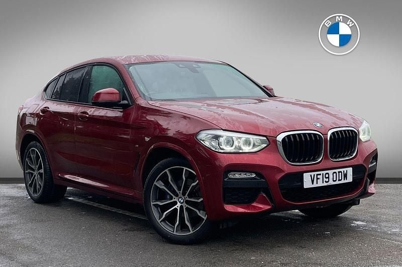 Used BMW X4 M Sport 190 HP (139 kW) 2019 Red SUV