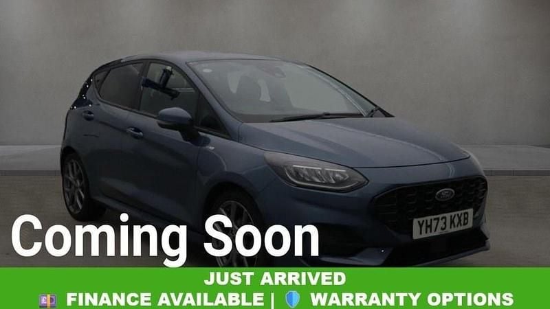 Used Ford Fiesta ST-Line 125 HP (91 kW) 2023 Blue Hatchback