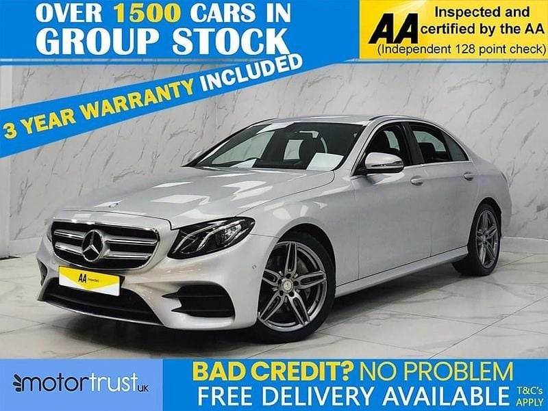 Used Mercedes E220 AMG line 194 HP (142 kW) 2016 Silver Sedan