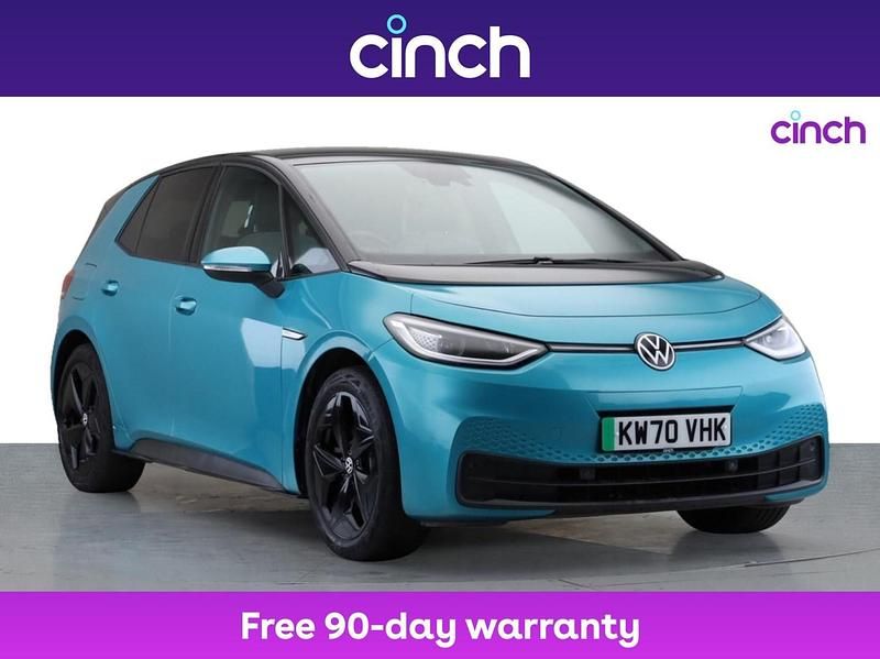 Turquoise Used 2020 VW ID.3 Pro Performance Hatchback | £13,749 (Fair price) - Image 1/3