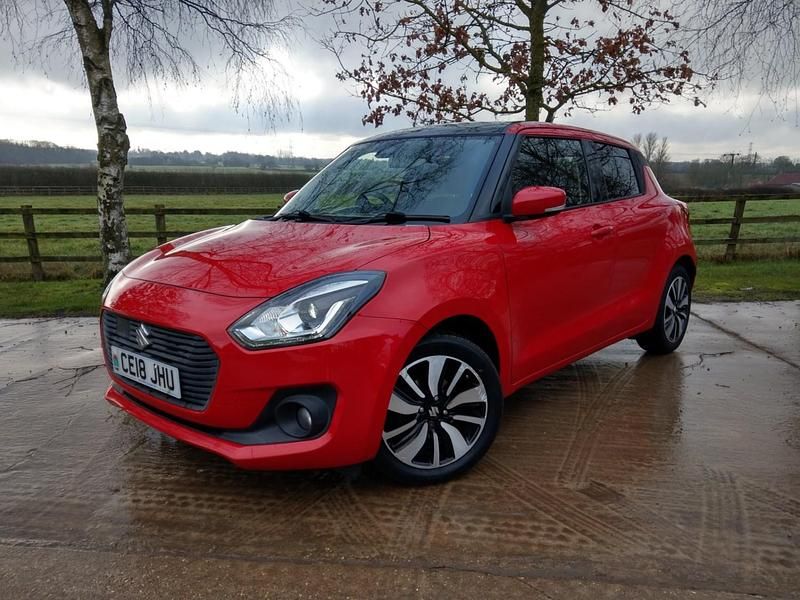 Used Suzuki Swift SZ5 2018 Red Hatchback