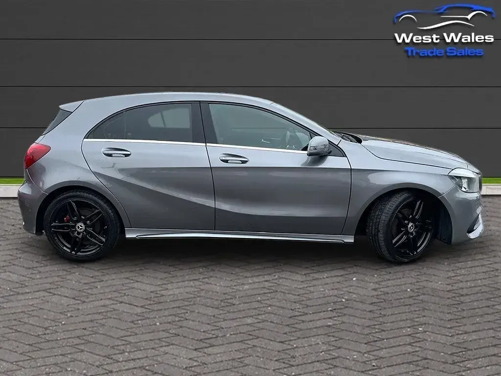 Used Mercedes A180 AMG line 109 HP (80 kW) 2017 Grey Hatchback