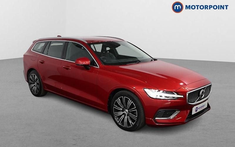 Red Used 2021 Volvo V60 Inscription Estate | £21,649 (Fair price) - Image 1/4