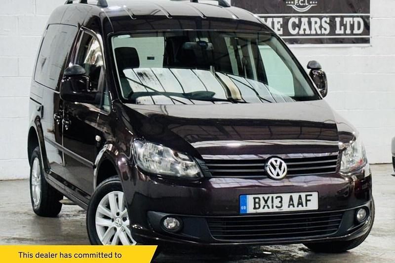 Mauve/purple Used 2013 VW Caddy Maxi Life Life MPV | £7,000 (Super price) - Image 1/1