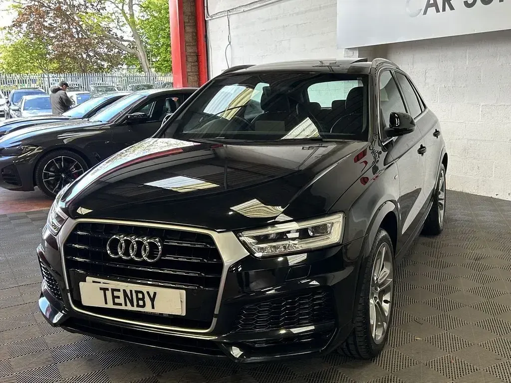 Used Audi Q3 S-Line 150 HP (110 kW) 2017 Black SUV