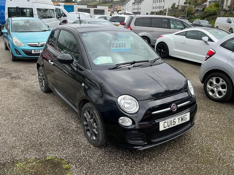 Used Fiat 500 S 69 HP (50 kW) 2015 Black Hatchback