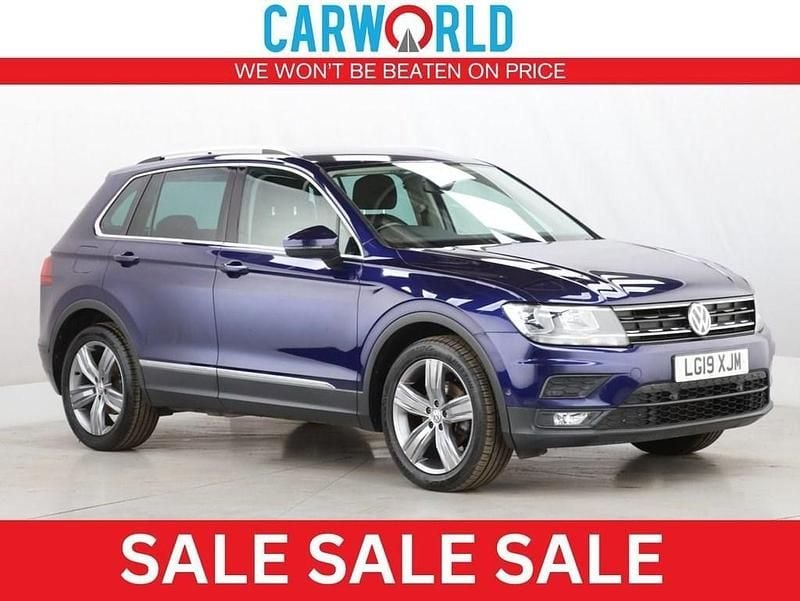 Blue Used 2019 VW Tiguan Match SUV | £14,700 (Fair price) - Image 1/3