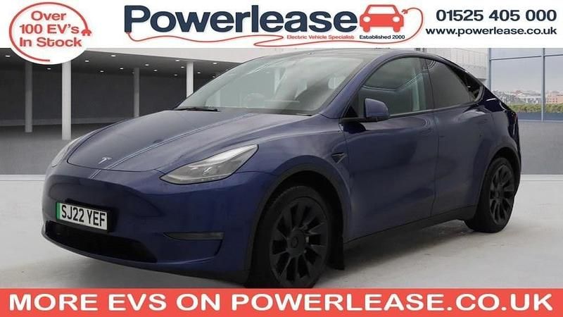 Blue Used 2022 Tesla Model Y SUV | £20,189 (Fair price) - Image 1/4