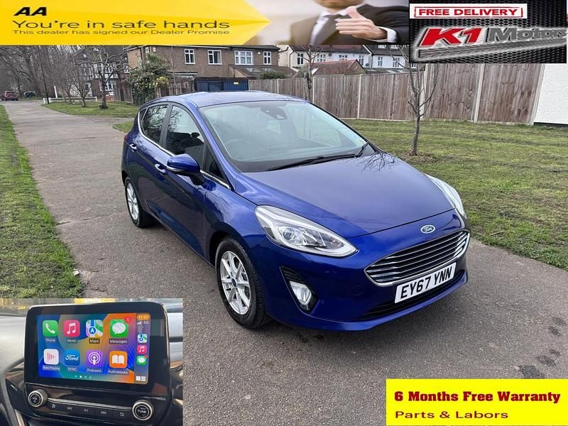 Usado Ford Fiesta Zetec 2017 Azul Citadino