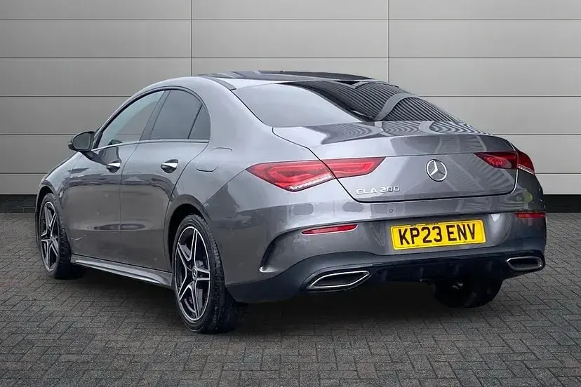 Used Mercedes CLA200 AMG Line Premium 163 HP (119 kW) 2023 Mountain grey Coupe