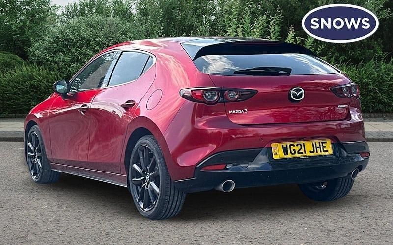 Usado Mazda 3 Inclusive 180 HP (132 kW) 2021 Vermelho Citadino