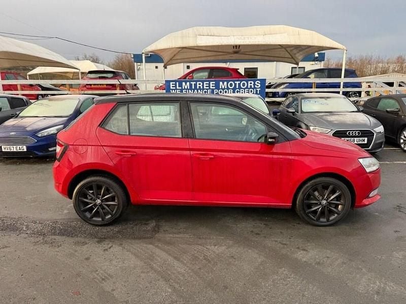 Used Skoda Fabia Colour Edition 95 HP (69 kW) 2018 Red Hatchback