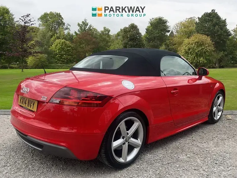 Used Audi TT S-Line 170 HP (125 kW) 2014 Red Coupe